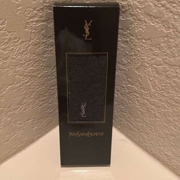 Yves Saint Laurent Men's Dress Socks Black Luxury Professional Businessman NWT - Picture 1 of 7